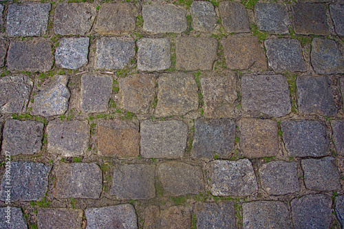 Obraz na płótnie cobbled street texture w salonie