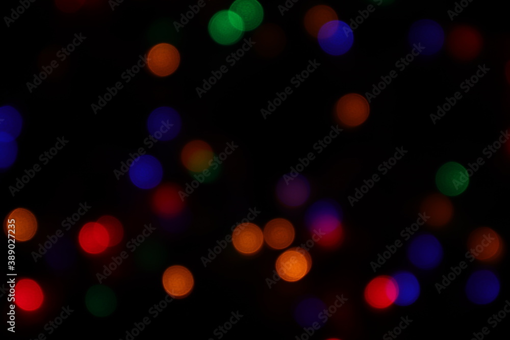 Fototapeta premium abstract christmas lights