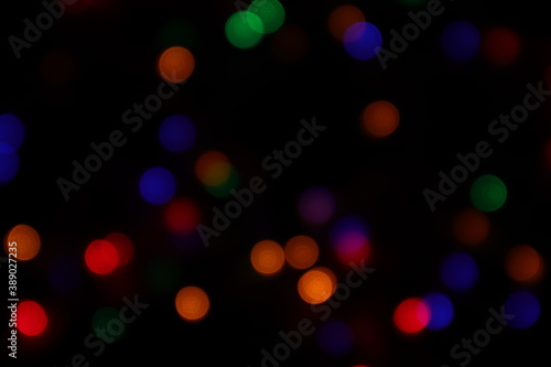 abstract christmas lights