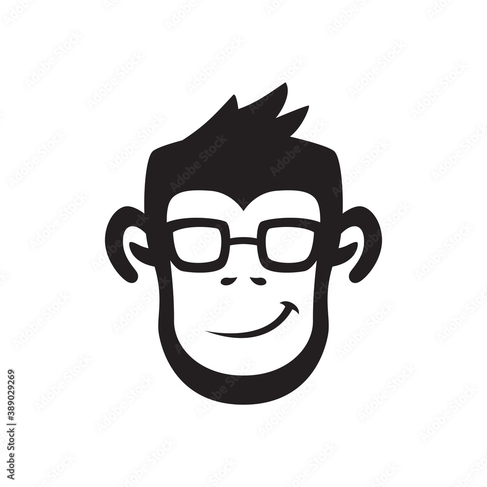 Monkey Geek Logo Design Monkey Geek Logo Design