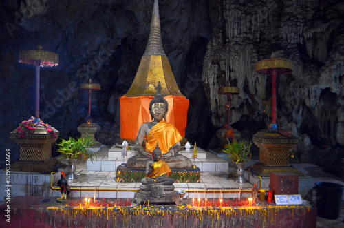 Thampla, Thailand - Buddhist Cave Shrine