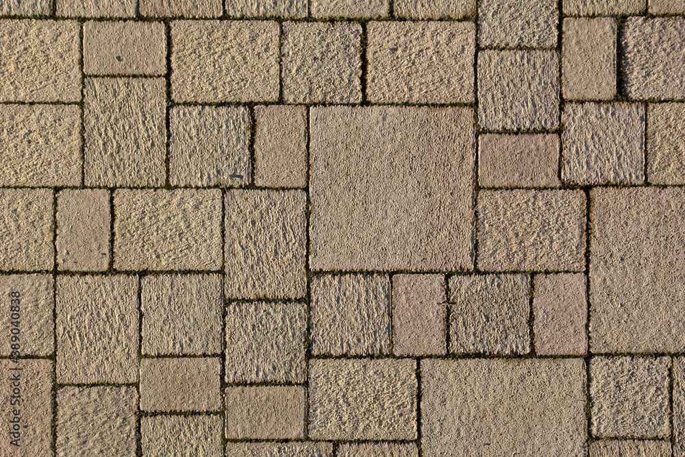 Fototapeta premium Paving stones covering (bitmap texture) 