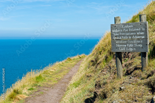 Hurlestone Point, Bossington Beach, East Porlock Bay, Exmoor Coast, Somerset photo