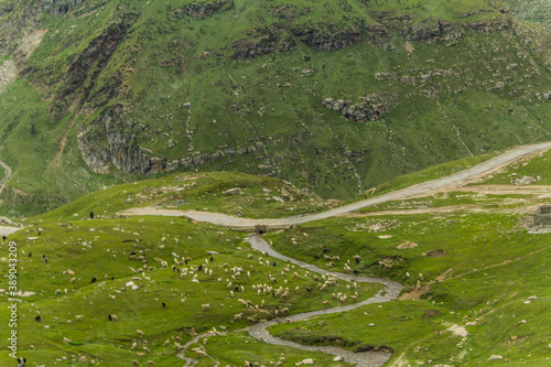 Rohtang pass during the monsoons