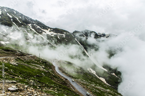 Rohtang pass during the monsoons