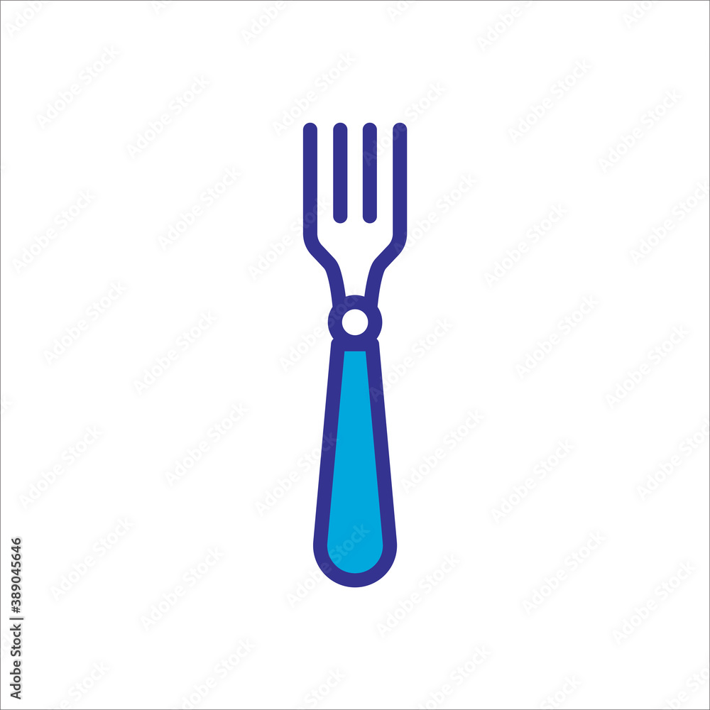Fork icon, vector design trendy Fork icon, vector design trendy