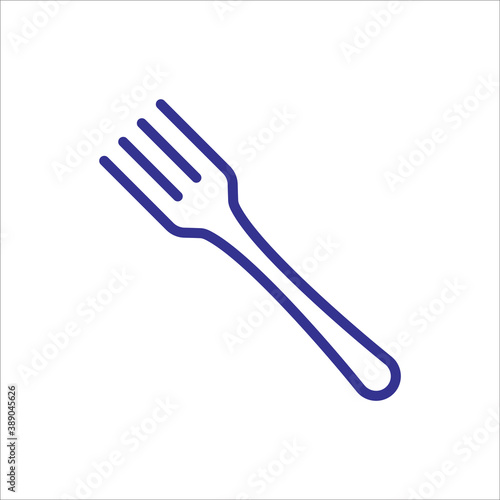 Fork icon  vector design trendy