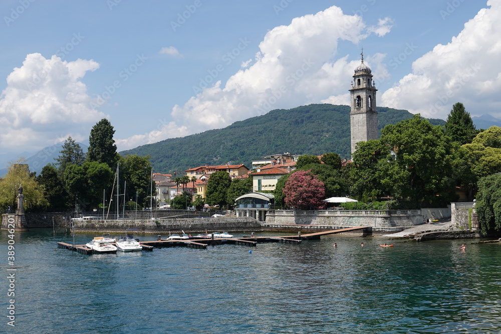 Am alten Hafen von Pallanza am Lago Maggiore