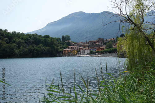 Blick auf Mergozzo über den Lago di Mergozzo