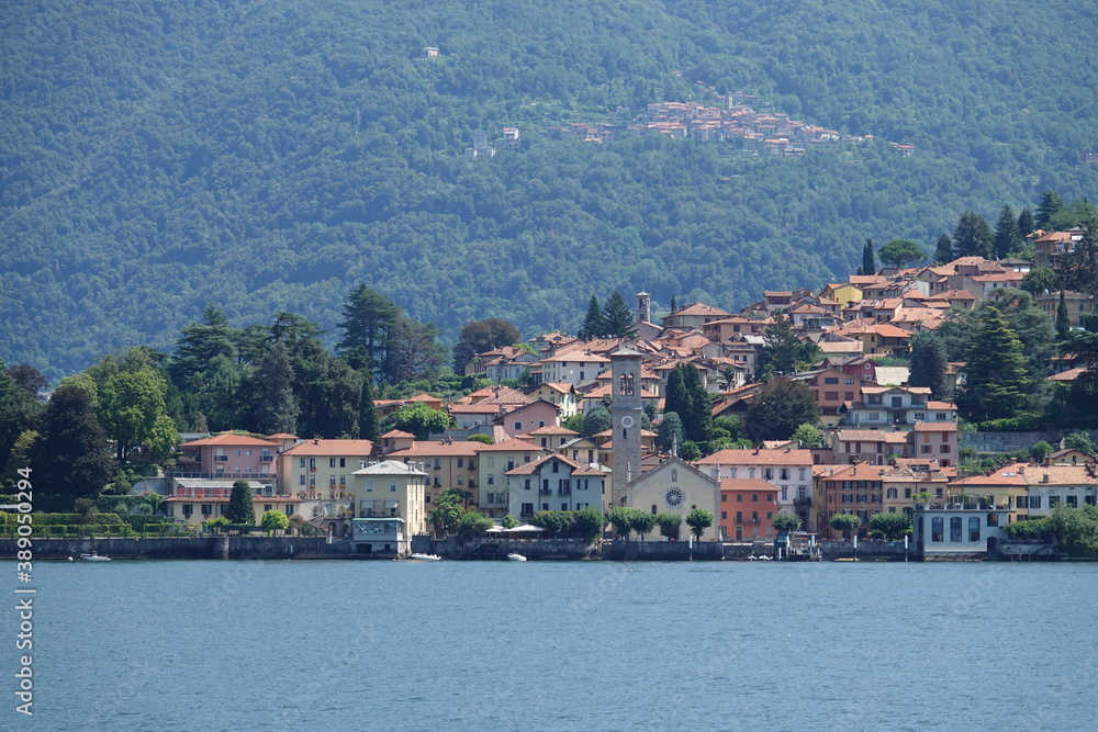 Blick auf Torno am Lago di Como