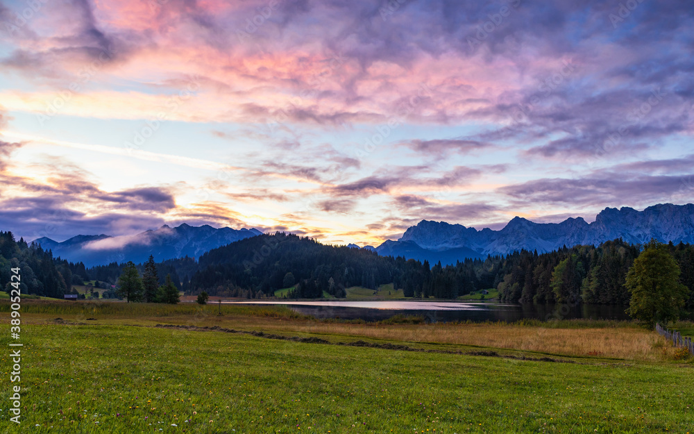 Fototapeta premium Majestic Lakes - Geroldsee