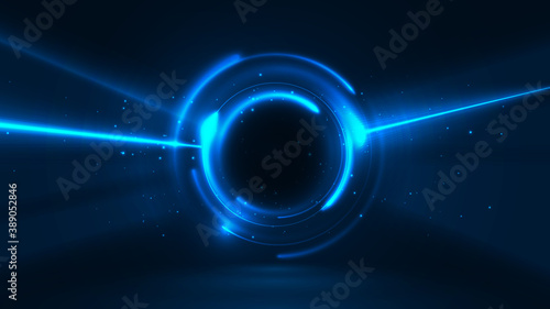 Blue energy portal from space