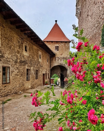 Courtyard of Pernstejn Castle, Czech Republic