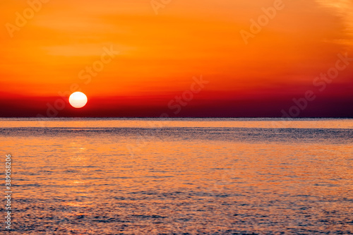 Fototapeta Naklejka Na Ścianę i Meble -  Sunrise over Mediterranean Sea