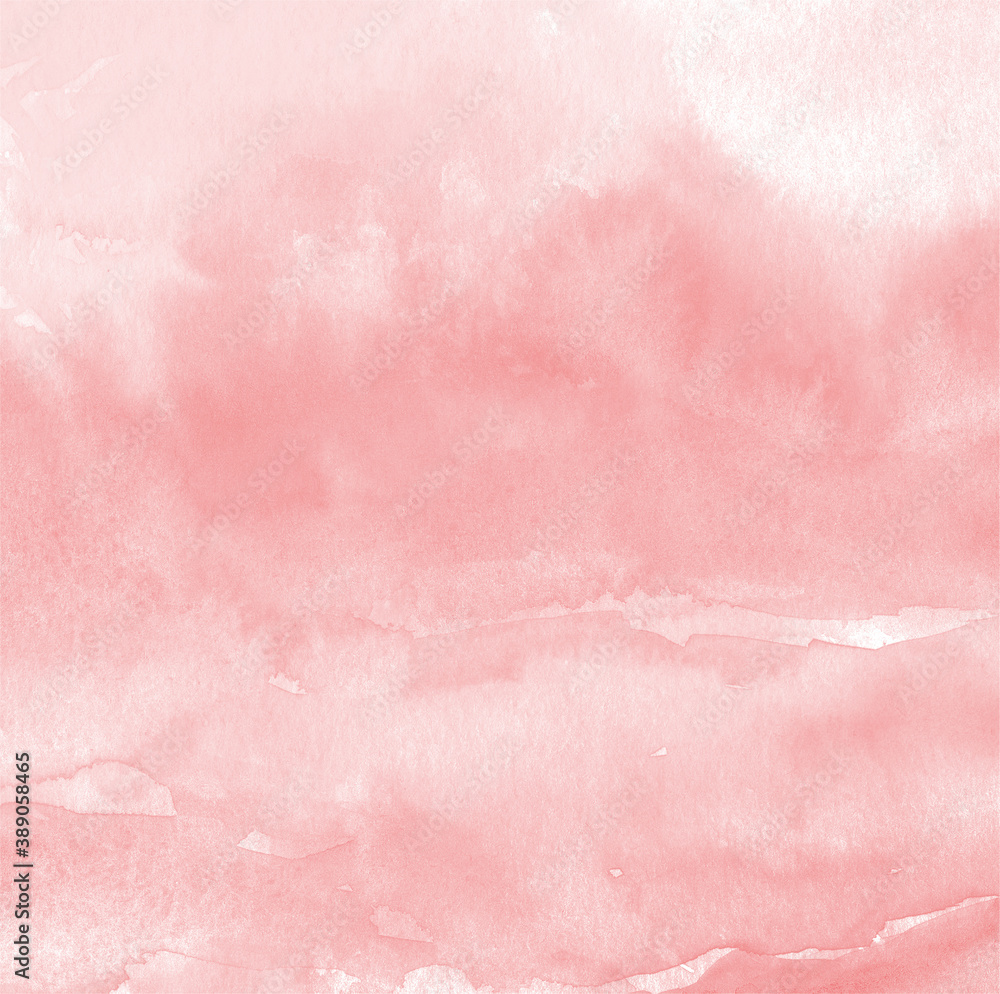 Pink soft watercolor texture Ombre card invitation design