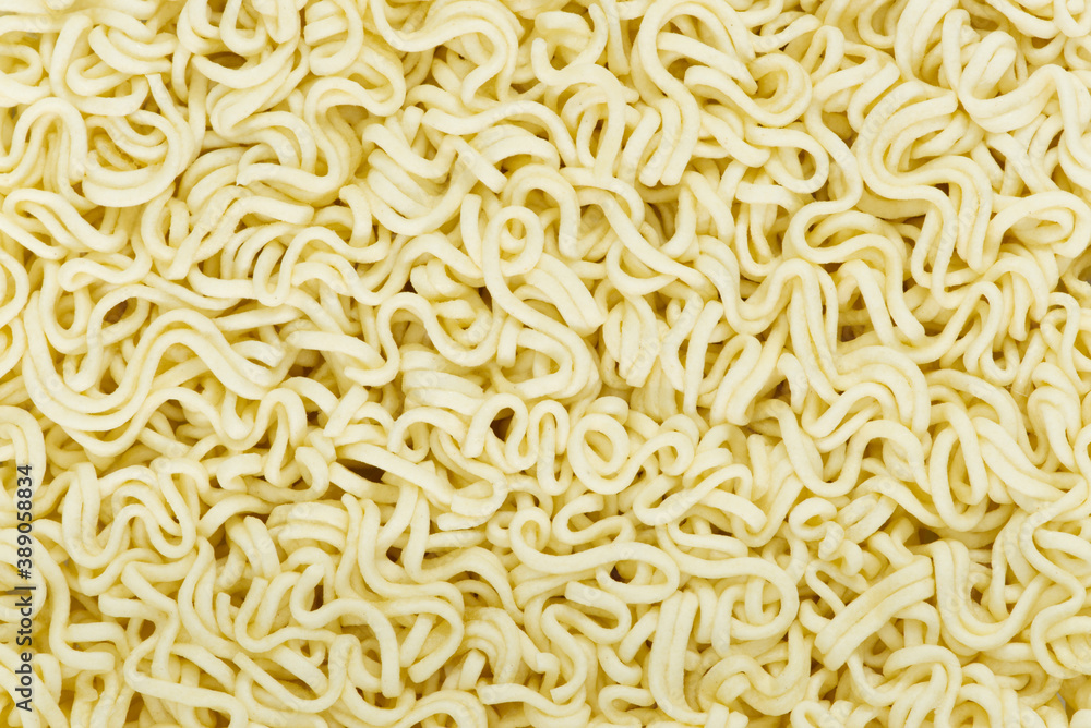 Full frame yellow Instant noodles for background Full frame yellow Instant noodles for background