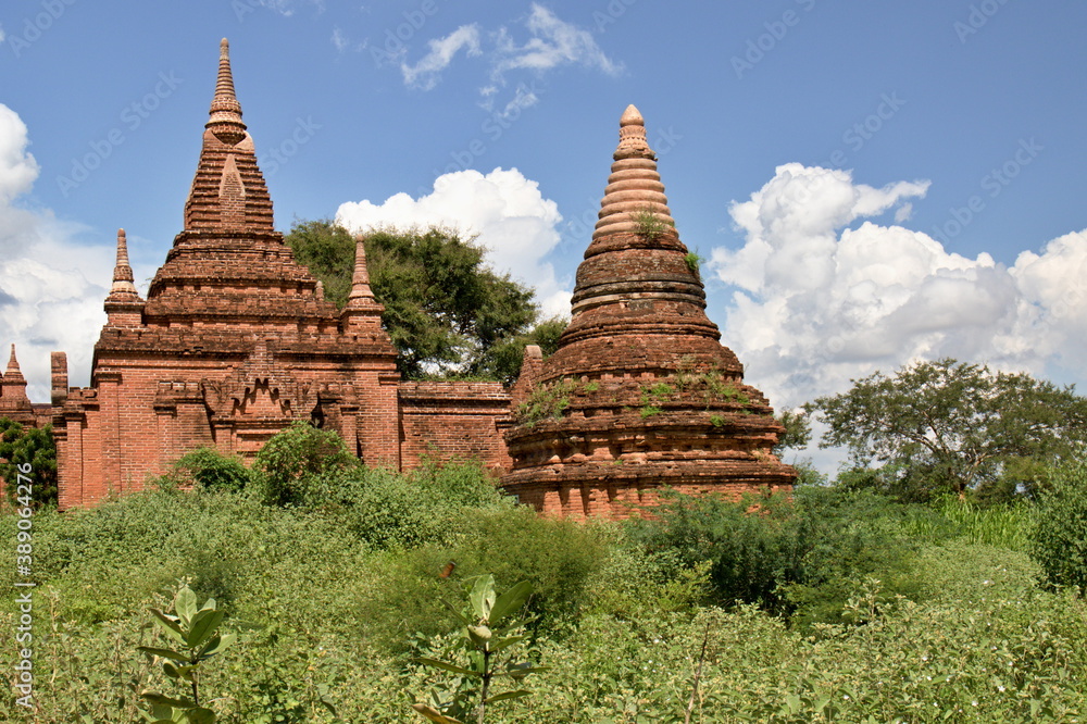 Buddhist Thakyapone Temple. Located in Nyaung-U near Bagan. Myanmar. Asia.