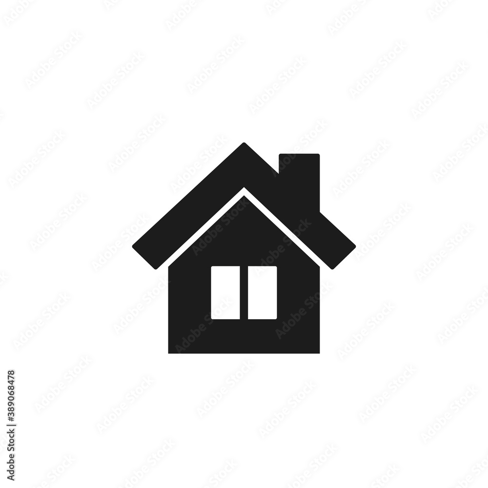 Home icon, house symbol. Vector isolated illustration Home icon, house symbol. Vector isolated illustration