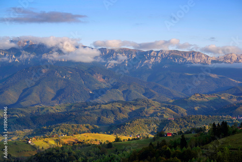 Alpine landscape of Bucegi Mountains  Romania  Europe