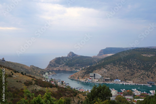 View of the Balaklava Bay. Sevastopol, Crimea. 
