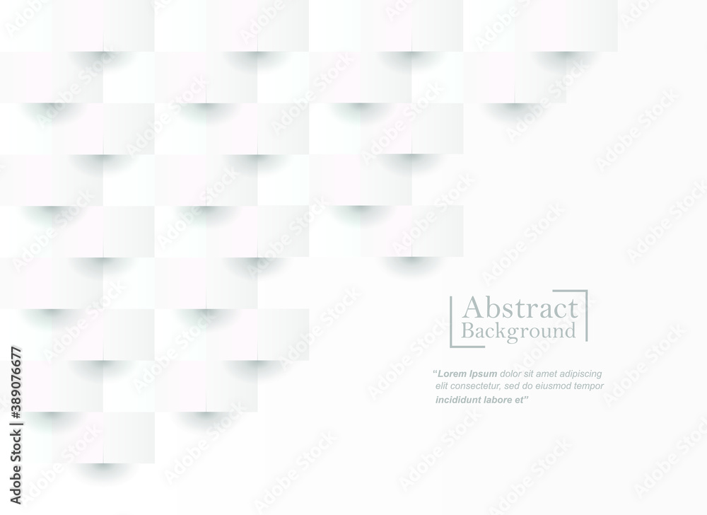 Obraz premium White abstract texture. Vector background 3d paper art style can be used in cover design, book design, poster, cd cover, flyer, website backgrounds or advertising