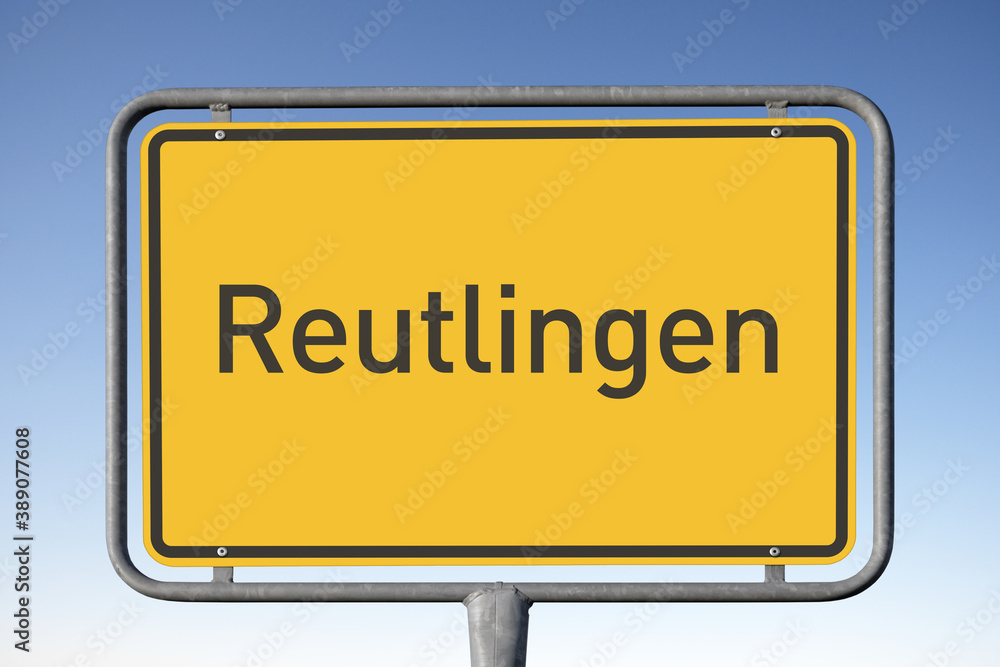 Ortstafel Reutlingen, (Symbolbild)