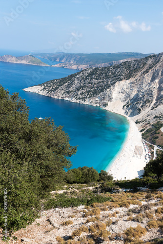 Mirtos beach in Kefalonia Greece © FPWing