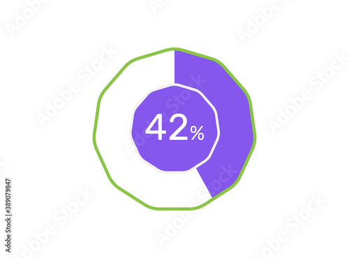 Free Download 42 Percentage, 42% Percentage ready to use for web design, infographic or business  - GFXLoad