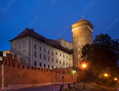 Senator tower at Wawel castle in Krakow. Poland