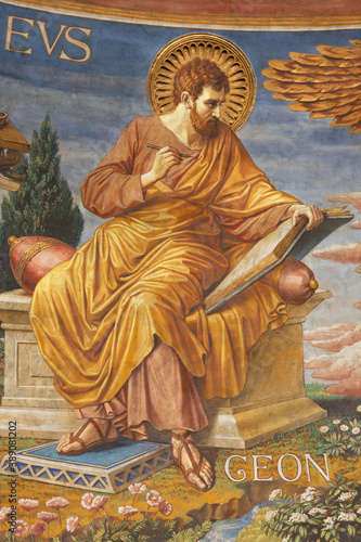 Εκτύπωση καμβά BERLIN, GERMANY, FEBRUARY - 15, 2017: The fresco of St