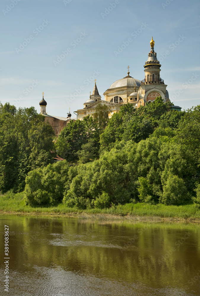 Monastery of Sts. Boris and Gleb (Novotorzhsky Borisoglebsky monastery) in Torzhok. Tver region. Russia