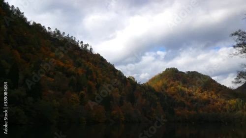 Autumn video on the Levico lake, Trento - Italy
