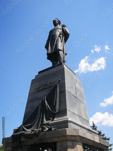 Monument, a monument to Admiral nakhimov in Sevastopol. photo