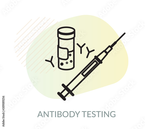 Serologic Test (Antibody) - Icon