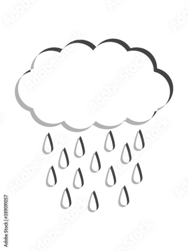 Regen Wolke 3D 