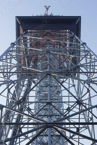 lookout tower and transmitter at the same time