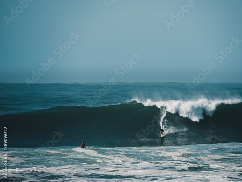 Photography Big Wave surf session Atlantic Storm France