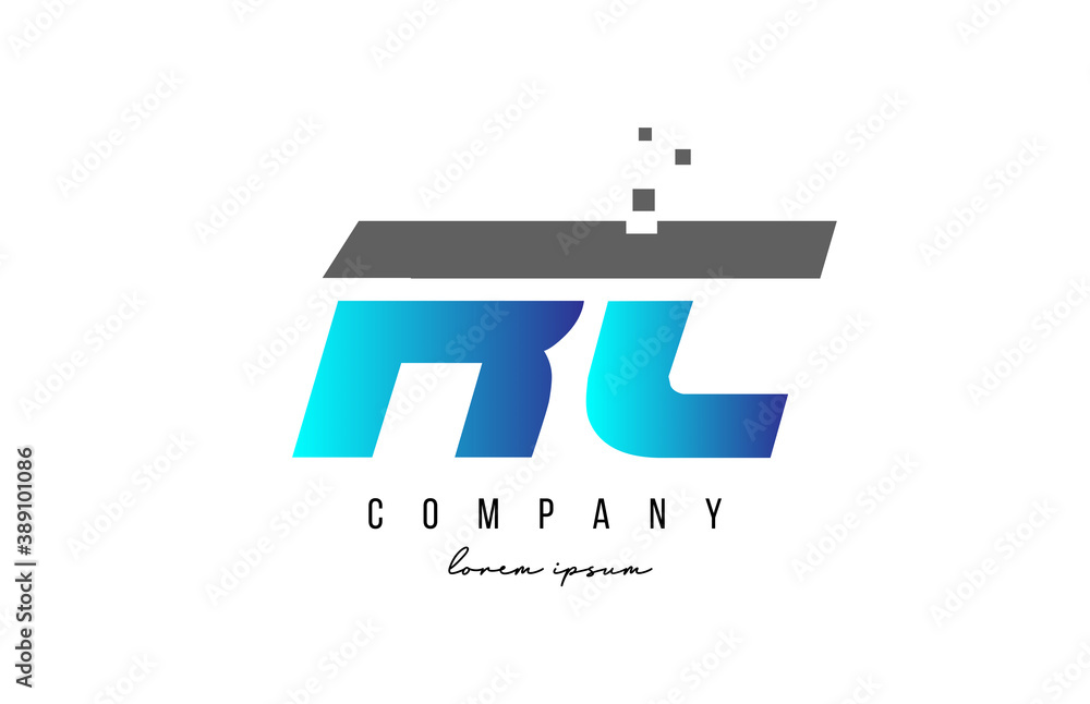 RC R C alphabet letter logo combination in blue and grey color. Creative icon design for company and business RC R C alphabet letter logo combination in blue and grey color. Creative icon design for company and business