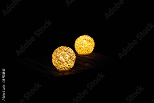 led lamps on desk light the dark