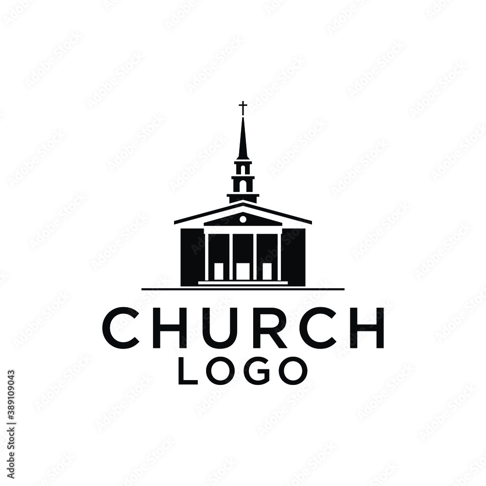 Christian Church Jesus Cross Gospel logo design inspiration