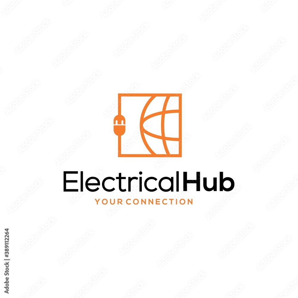 Modern and unique electric company logo design 22