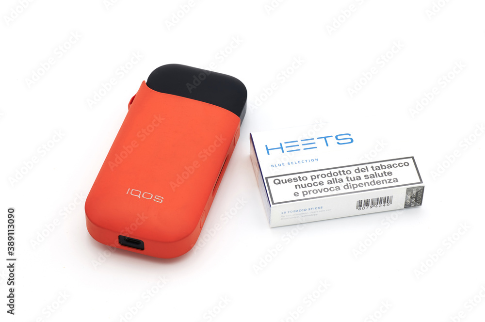 Heets sticks pack for iqos heat not burn technology with orange iqos