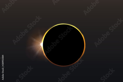 Photos 3d render of a glowing sign