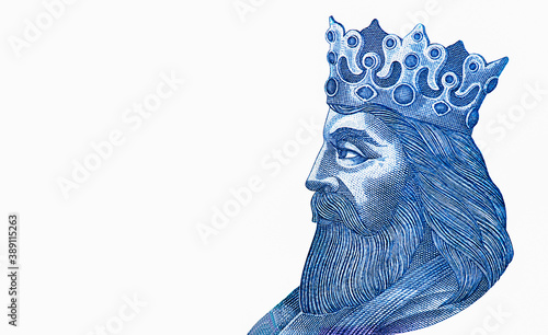 King Kazimierz III Wielki, Portrait from Poland 50 Zlotych 1994 Banknotes.