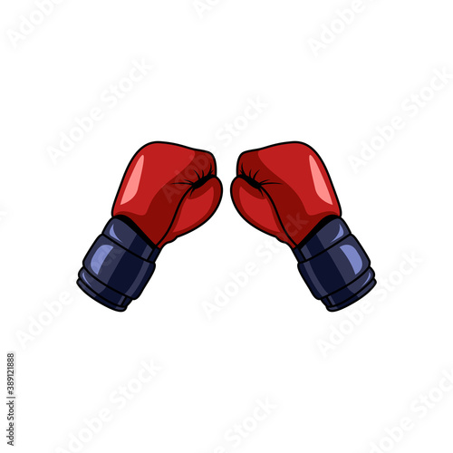 boxing gloves isolated on white background