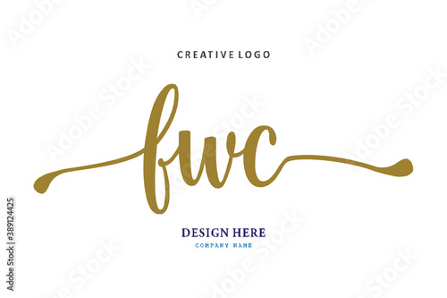 FWC lettering logo is simple, easy to understand and authoritative