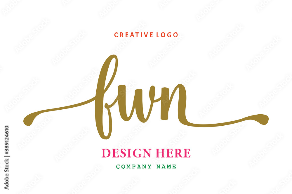 FWN lettering logo is simple, easy to understand and authoritative FWN lettering logo is simple, easy to understand and authoritative