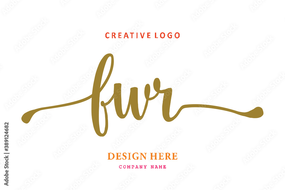 FWR lettering logo is simple, easy to understand and authoritative FWR lettering logo is simple, easy to understand and authoritative