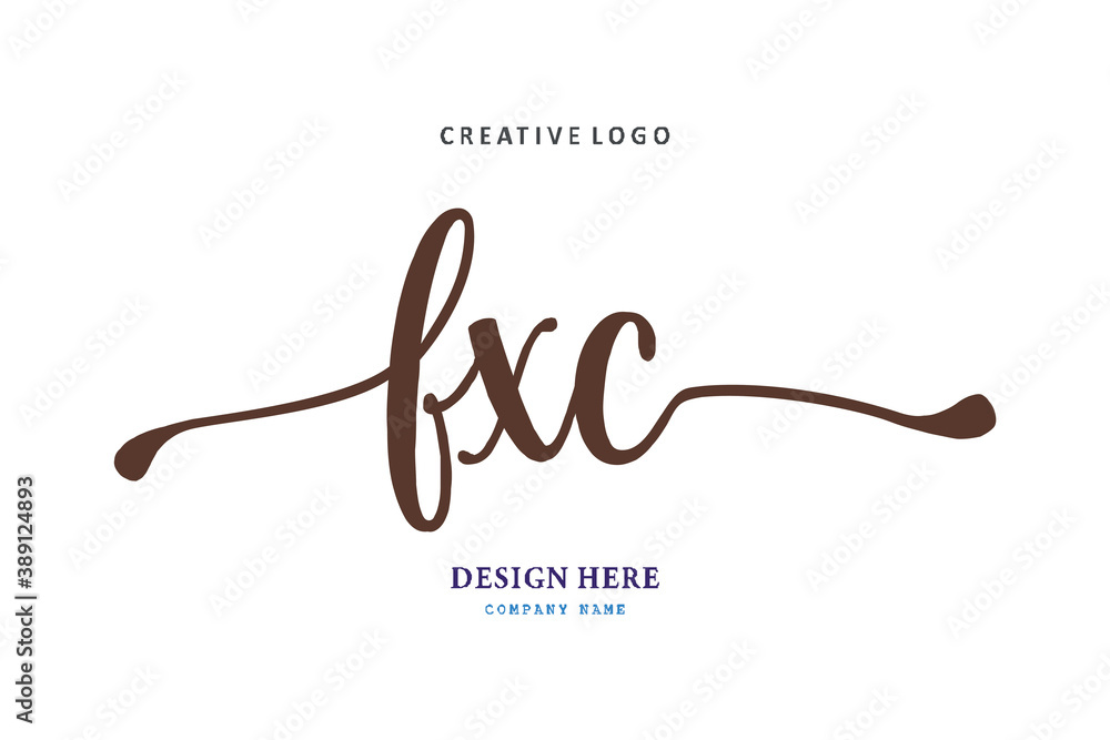 FXC lettering logo is simple, easy to understand and authoritative FXC lettering logo is simple, easy to understand and authoritative