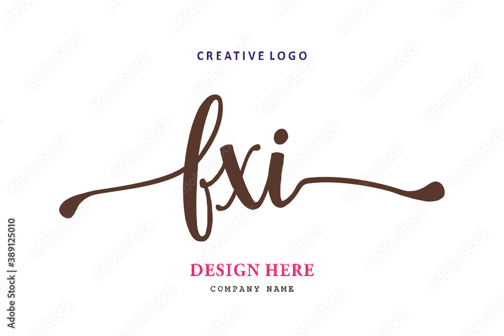 FXI lettering logo is simple, easy to understand and authoritative FXI lettering logo is simple, easy to understand and authoritative